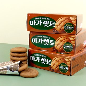 너만아는과자점 롯데제과 마가렛트 구운모카 176g x 3통 쿠키 간식