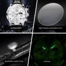 올레프watch for men OLEVS 시계 시계 남성 시계 남성용 시계 방수 골드 브랜드 간단한 세련된