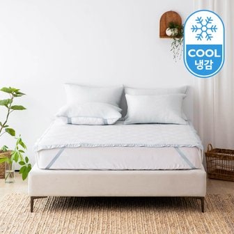 소프라움 앤 프로즌2 여름 냉감 고정밴딩 침대패드+베개커버세트 퀸