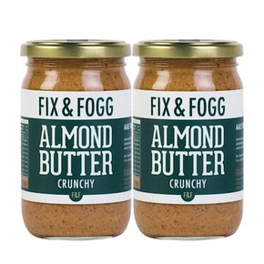 필스 앤 포그 크런치 아몬드 버터 잼 Fix & Fogg Crunchy Almond Butter 275g 2개