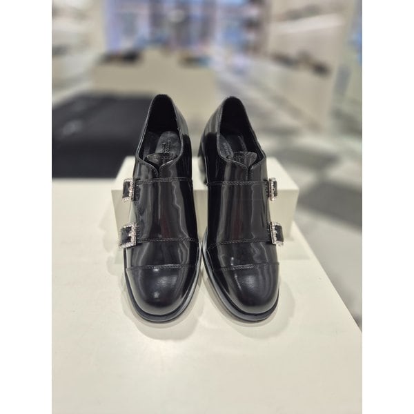 [여주점] Jewelry buckle loafer(black)_DG1DS25025BLK