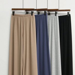 코지 와이드 밴딩팬츠 4color 면스판 통바지 트레이닝 (국내생산) 사계절 / 데일리룩 베스트 사방스판