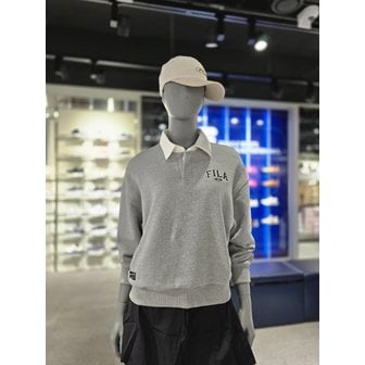 휠라 [파주점] 공용 럭비 카라 맨투맨 (FS2POH1102U-LML)