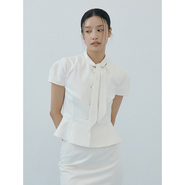 Muffler Flare Jacket (cream)