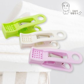파스텔 빨래집게 12개입 빨래집개 세탁용품 고정집게