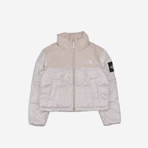 (W) 노스페이스 화이트 라벨 노벨티 눕시 다운 자켓 크림 (W) The North Face White Label Novel