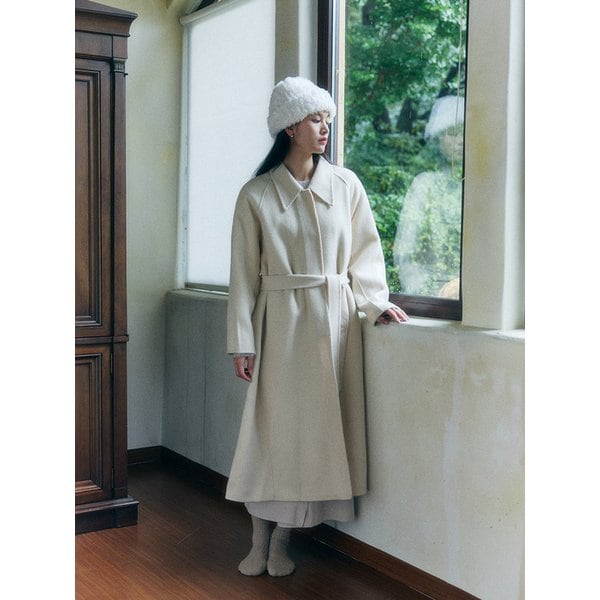[2차리오더] Cashmere blend coat_light beige