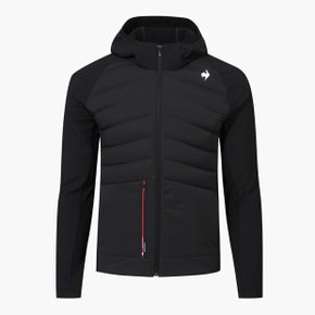 [정상가 219,000원][60% OFF] 남성 하이브리드 트리코트본딩 슬림핏 집업 BLK / QQ121EFT12