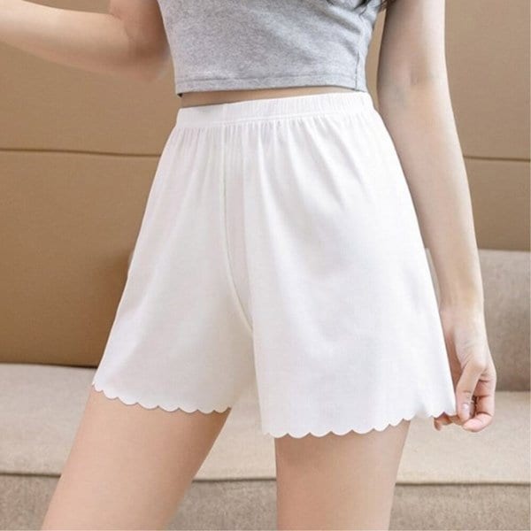 [1+1] [옷자락] 여자 데일리 블랙 화이트 쿨링 날라리 밴딩 속바지