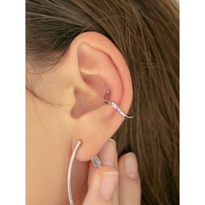 wave simple earcuff (2colors)