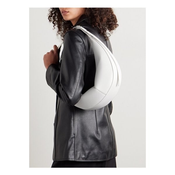 프로엔자슐러 슬라이드 패널 가죽 숄더 백 화이트 1647597338075175