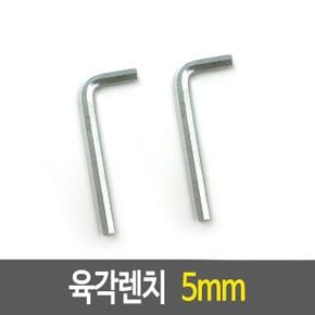 육각 렌치 소형공구 조립가구공구 수리공구 5mm L X ( 10매입 )