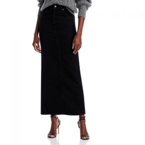 5397031 Mother Womens Mid Rise Long Denim Skirt