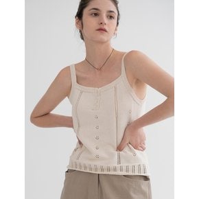 Basil knit sleeveless (natural)