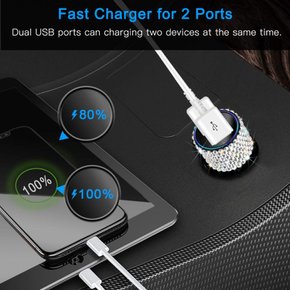 OTOSTAR USB 4.8A 아이폰 안드로이드 iOS 삼성 갤럭시 LG 넥서스 HTC 듀얼 차량용 충전기 출력