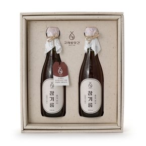 정1호 저온압착 늘품 참기름300ml*2병 선물세트(+쇼핑백)