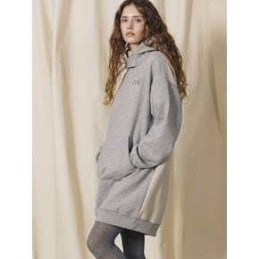 Soft Warm Hood Dress_Melange Gray