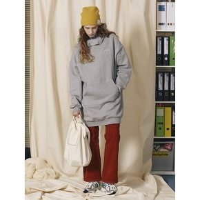 Soft Warm Hood Dress_Melange Gray