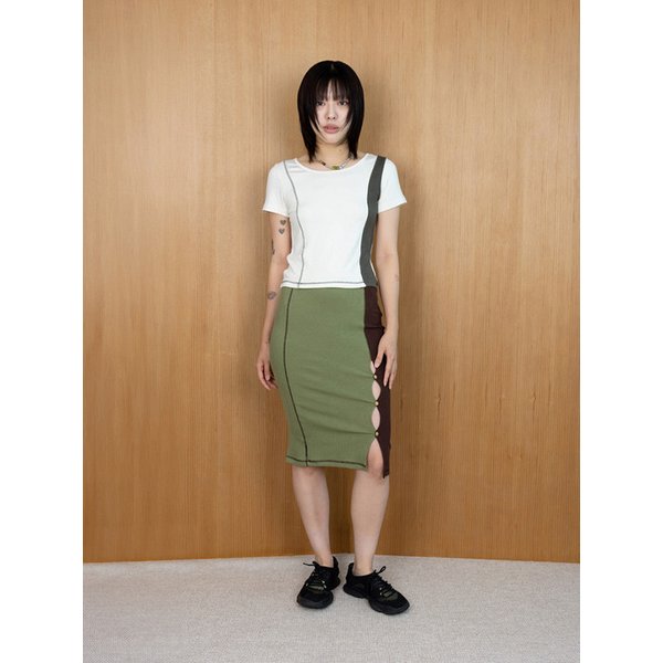 3-Panel Tube in Olive