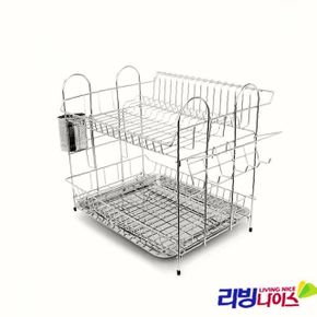 식기건조대 나이스 스텐 디럭스 선반 2단