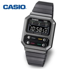 [정품] CASIO 카시오 A100WEGG-1A 공용 빈티지 레트로 메탈시계