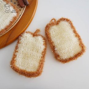 주방 식빵 수세미 아크릴 뜨개수세미 설거지 거품
