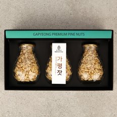 [코리안 파인] 고소한 축령산 가평잣 세트3호 (100g x 3병)