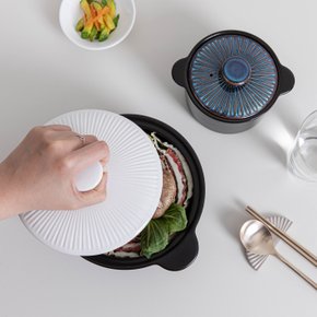 한국도자기리빙 클램팟 무균열 뚝배기 18CM 쉘화이트