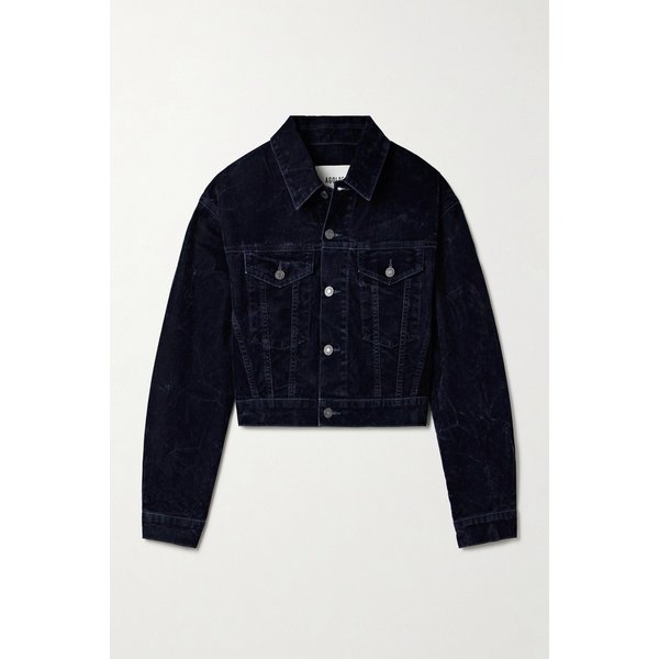 래들리 크롭 코튼 블렌드 벨벳 재킷 46376663162940564