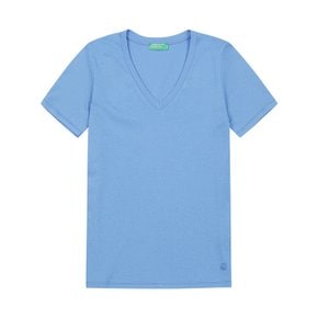 V-neck t-shirt_3GA2E423016F