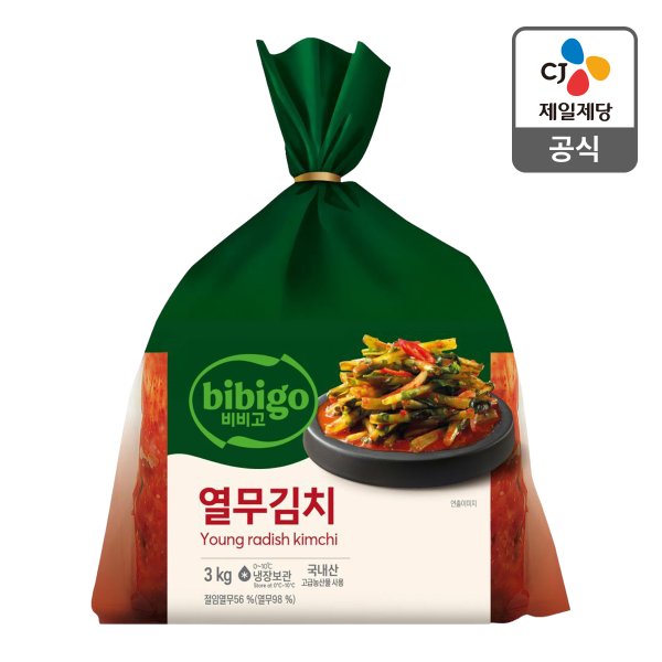 [본사배송] 비비고 열무김치 3kg