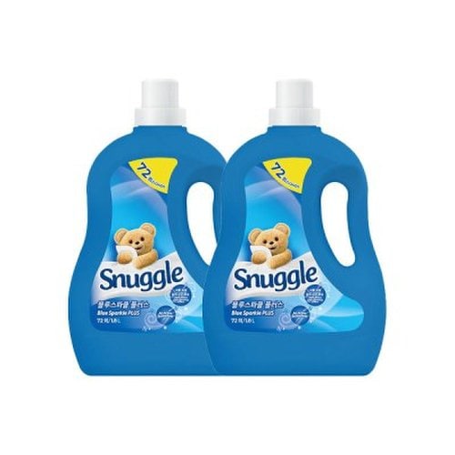 스너글 초고농축 섬유유연제 블루스파클, 1.8L, 2개 2