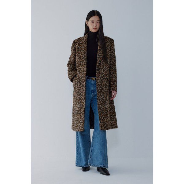 울 블렌드 레오파드 코트 7115416X04160