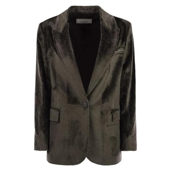 확대된 대표 페세리코 수트 자켓 S01704 DARK BROWN