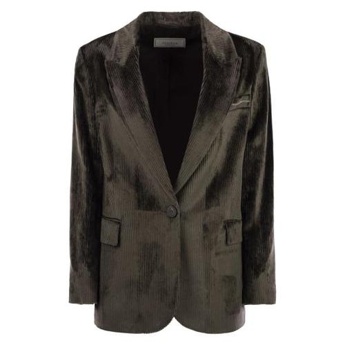 페세리코 수트 자켓 S01704 DARK BROWN