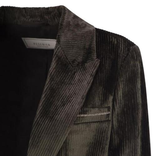 페세리코 수트 자켓 S01704 DARK BROWN