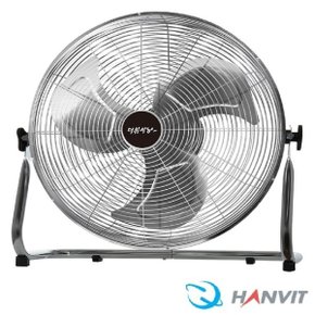 HANVIT 데스크팬 HV-2616MT 메탈팬 박스팬 써큘레이터 공업 산업 업소 거실 팬션 낮은 선풍기 강력회전바람
