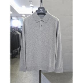 세이브존03 바쏘옴므 남자  블렌드 그레이 니트 카라티 WSYAA3WT01Y (S52408573)