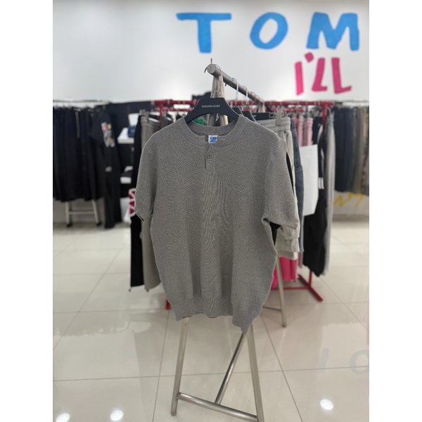 [여주점] 1버튼라운드니트반팔,JHZZ10408