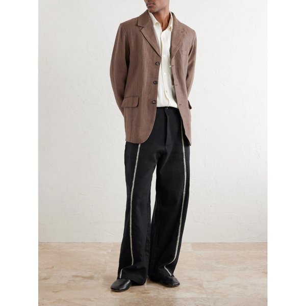 카틱 리서치 라바리 술탄 스트레이트 레그 자수 코튼 팬츠 46376663162975397