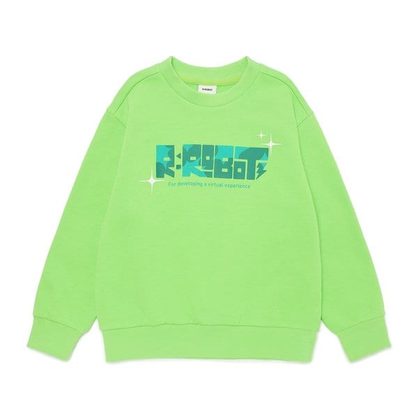 [여주점] [오프라벨 여주점] 알로봇 (GN) 그래픽 로고 스웨트셔츠 (14C19-334-07)