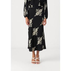 5233446 Vero Moda VMQUE LONG SKIRT - Maxi skirt black