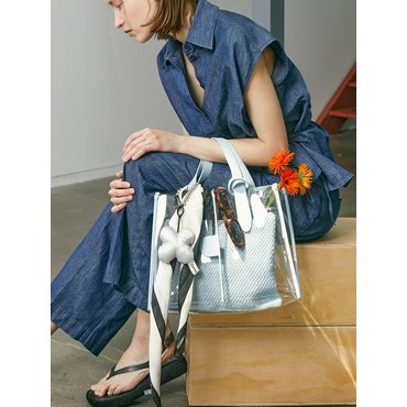 로로안코 Biscotti PVC Bag_DOVE(BLUE)