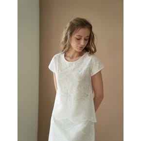 MIN EMBROIDERED COTTON TOP