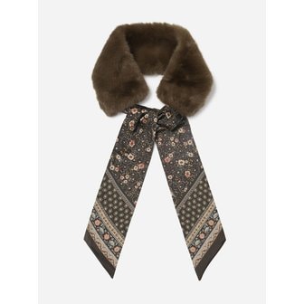 써스데이아일랜드 퍼 스카프 머플러_T258MSF234W