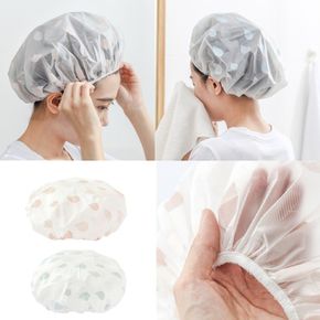 성인 세안 방수 비닐 샤워캡 헤어캡 머리캡 머리망