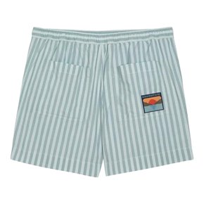 24SS 메종키츠네 반바지 스트라이프 숏팬츠 ICE BLUE MM01407WC2048 S409