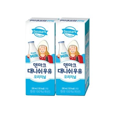 동원 [S][동원] 덴마크 대니쉬 The건강한 우유 200ml x24팩