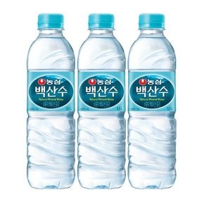 농심 백산수 500ml  x 40펫 / 생수  물