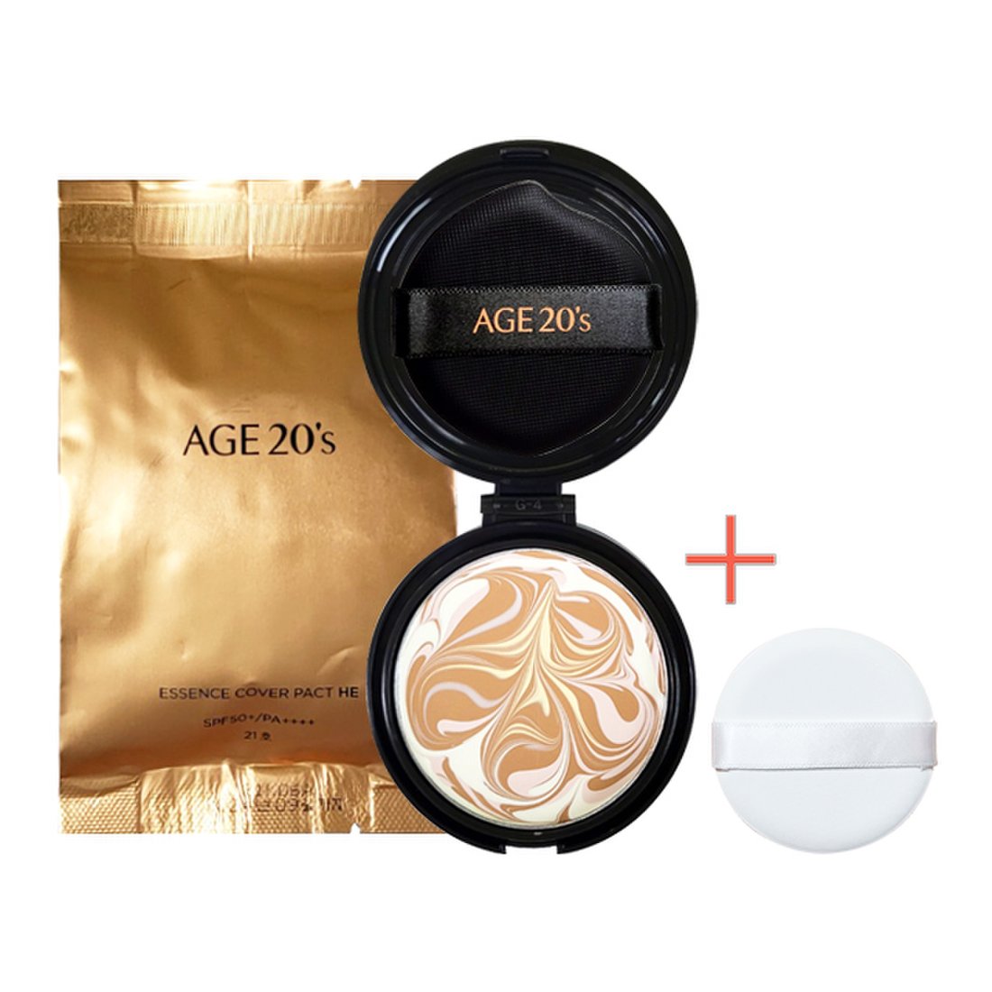 안티에이징 팩트 에이지 투웨니스 에센스 커버 팩트 HE